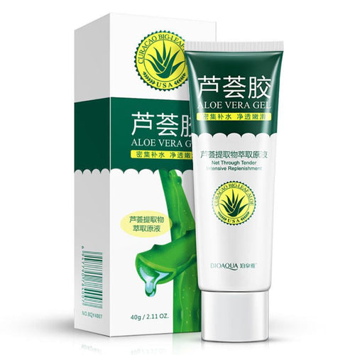 40ml pure aloe vera gel moisturizing remove acne nourish cream face skin care hyaluronic acid anti winkle whitening J4U66