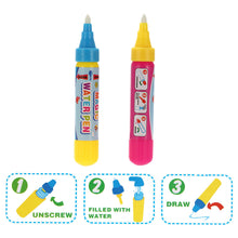 45 5 2 cm water drawing mat board painting and writing doodle non toxic drawing board with magic water pen for baby kids J4U66