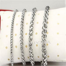 45cm man chain Black Stainless Steel Necklace 3 4 5 6MM Box Link Chain Men Necklaces Never Fade J4U66