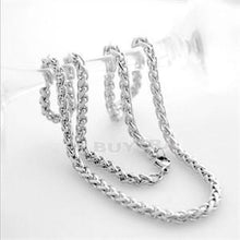 45cm man chain Black Stainless Steel Necklace 3 4 5 6MM Box Link Chain Men Necklaces Never Fade J4U66