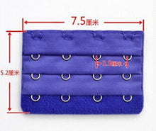 4Pcs Ladies Useful Bra Extenders Strap Extension 4 Hooks 4 Rows Adjustable Belt Buckle Multi Color Available  J4U66