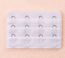 4Pcs Ladies Useful Bra Extenders Strap Extension 4 Hooks 4 Rows Adjustable Belt Buckle Multi Color Available  J4U66