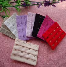 4Pcs Ladies Useful Bra Extenders Strap Extension 4 Hooks 4 Rows Adjustable Belt Buckle Multi Color Available  J4U66