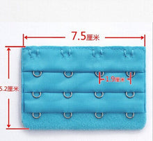 4Pcs Ladies Useful Bra Extenders Strap Extension 4 Hooks 4 Rows Adjustable Belt Buckle Multi Color Available  J4U66