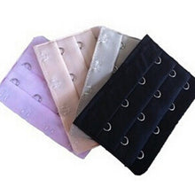 4Pcs Ladies Useful Bra Extenders Strap Extension 4 Hooks 4 Rows Adjustable Belt Buckle Multi Color Available  J4U66