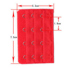 4Pcs Ladies Useful Bra Extenders Strap Extension 4 Hooks 4 Rows Adjustable Belt Buckle Multi Color Available  J4U66