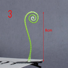 4Pcs Novelty grass clips popular headwear clasp antenna hairpins 4*6cm hair pin bean sprout headwear J4U66