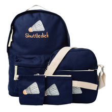 4pcs Korean Women Canvas Backpacks Woman Harajuku Laptop Backpack Shoulder School Back Bags for Teenage Girls Rugzak Vrouwen J4U66