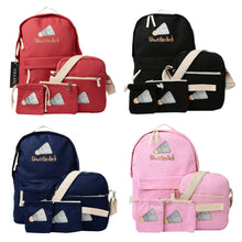 4pcs Korean Women Canvas Backpacks Woman Harajuku Laptop Backpack Shoulder School Back Bags for Teenage Girls Rugzak Vrouwen J4U66