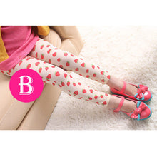 5~12 years baby kids stretch skinny leggings pants printed floral girls trousers J4U66