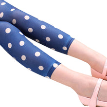 5~12 years baby kids stretch skinny leggings pants printed floral girls trousers J4U66