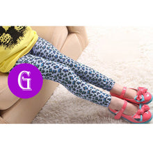 5~12 years baby kids stretch skinny leggings pants printed floral girls trousers J4U66