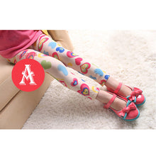 5~12 years baby kids stretch skinny leggings pants printed floral girls trousers J4U66