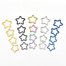 5 Colors s Punk Ear Cuff Wrap Five Pointed Star Clip On Earring Non Piercing Jewelry J4U66