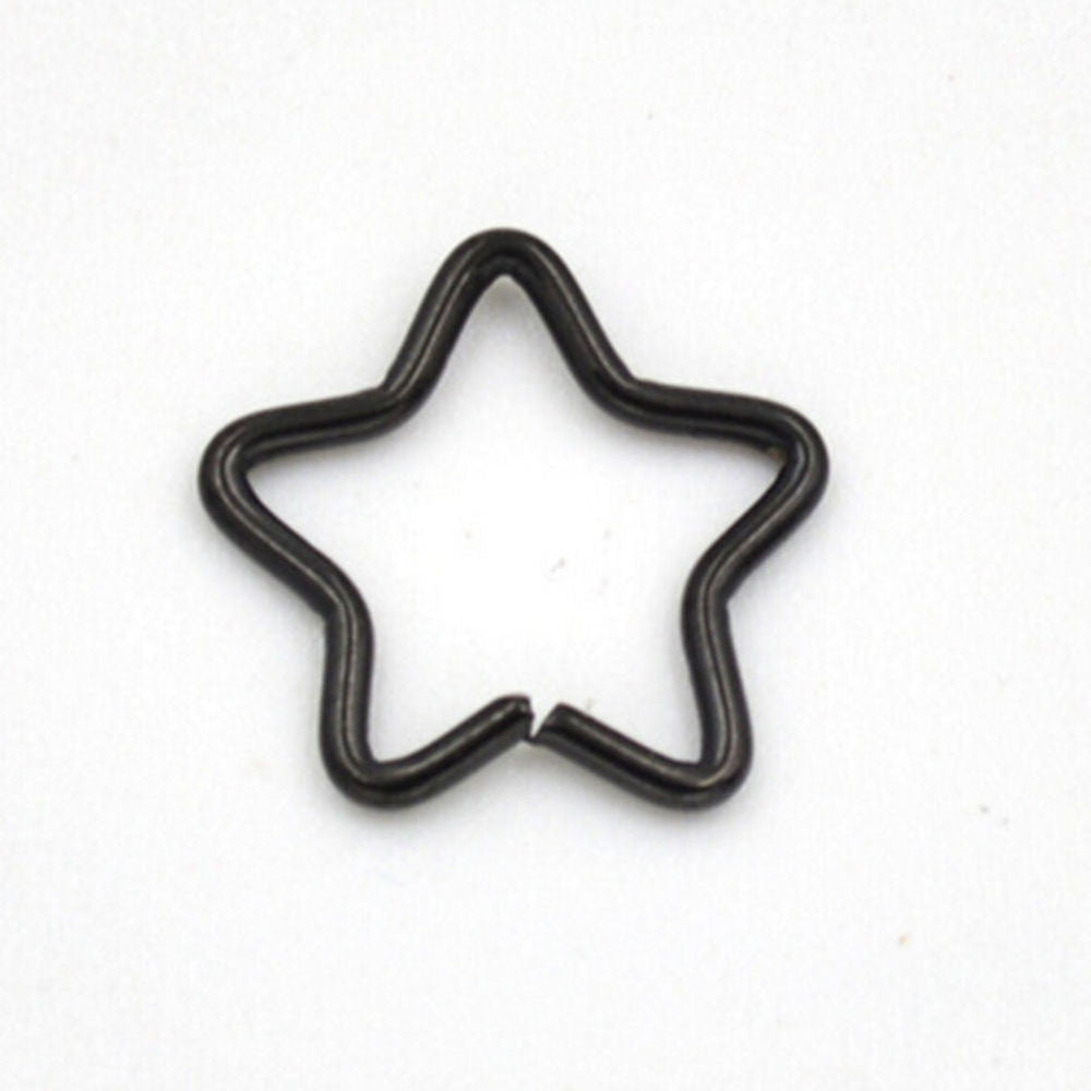 5 Colors s Punk Ear Cuff Wrap Five Pointed Star Clip On Earring Non Piercing Jewelry J4U66