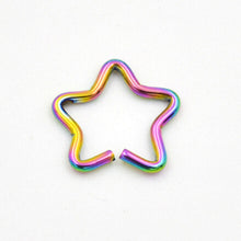 5 Colors s Punk Ear Cuff Wrap Five Pointed Star Clip On Earring Non Piercing Jewelry J4U66