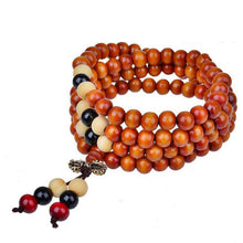 5 Colors 6mm 108 Prayer Bead Mala Multi-layer Bracelet Women Men Sandalwood Buddhist Buddha Meditation Bracelets J4U66
