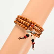 5 Colors 6mm 108 Prayer Bead Mala Multi-layer Bracelet Women Men Sandalwood Buddhist Buddha Meditation Bracelets J4U66