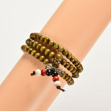 5 Colors 6mm 108 Prayer Bead Mala Multi-layer Bracelet Women Men Sandalwood Buddhist Buddha Meditation Bracelets J4U66