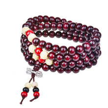 5 Colors 6mm 108 Prayer Bead Mala Multi-layer Bracelet Women Men Sandalwood Buddhist Buddha Meditation Bracelets J4U66