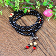 5 Colors 6mm 108 Prayer Bead Mala Multi-layer Bracelet Women Men Sandalwood Buddhist Buddha Meditation Bracelets J4U66