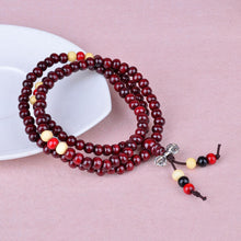 5 Colors 6mm 108 Prayer Bead Mala Multi-layer Bracelet Women Men Sandalwood Buddhist Buddha Meditation Bracelets J4U66