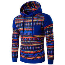 5 Colors Slim Hoodies Men Sweatshirt Retro Long Sleeve Pullover Hooded SportswearPrint Fleece Tracksuit Plus Size J4U66