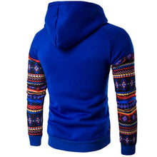 5 Colors Slim Hoodies Men Sweatshirt Retro Long Sleeve Pullover Hooded SportswearPrint Fleece Tracksuit Plus Size J4U66