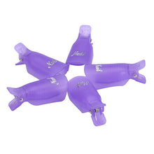 5pc Remover Gel Polish Nail Art Soakers UV Nail Degreaser Polish Wrap Tool Nails Remover Soak Off Cap Clip J4U66