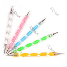 5 Pieces Nail Art Decorations Dotting Pens Tools Set Professional Painting Pen for False Nail Tips UV Nail Gel Polish J4U66