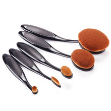 5 Pieces/set Cosmetic Oval Makeup Brushes Set Blush Powder Foundation Beauty Eyeshadow Toothbrush Kit Tool J4U66