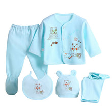 5 Pieces/set Newborn Baby Clothing Set Brand Baby Boy/Girl Clothes 100% Cotton Cartoon Underwear 0-3M J4U66