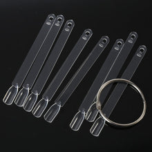 50 pieces false display nail art fan wheel polish practice tip sticks design decor set J4U66