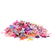 500Pcs Handmade DIY Pre Tied Satin Ribbon Gift Package Bow Wedding Scrapbooking Embellishment Crafts Accessory J4U66