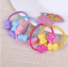 50Pcs Cartoon Animal Shape Elastic Hair Bands Baby Mini Rubber Band Hair Rope Ponytail Holder for Kids Girl J4U66