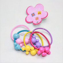 50Pcs Cartoon Animal Shape Elastic Hair Bands Baby Mini Rubber Band Hair Rope Ponytail Holder for Kids Girl J4U66
