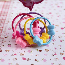 50Pcs Cartoon Animal Shape Elastic Hair Bands Baby Mini Rubber Band Hair Rope Ponytail Holder for Kids Girl J4U66
