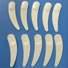 50pcs Mini Cosmetic Spatula Scoop Disposable Mask White Plastic Spoon Makeup Maquillage Tools J4U66