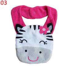 5 kinds kids baby bibs animals cotton saliva towel waterproof infant lunch bib J4U66