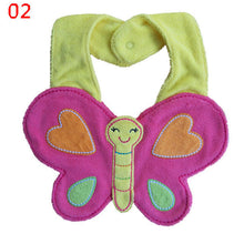 5 kinds kids baby bibs animals cotton saliva towel waterproof infant lunch bib J4U66