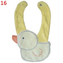 5 kinds kids baby bibs animals cotton saliva towel waterproof infant lunch bib J4U66