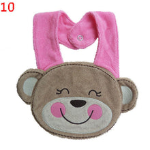 5 kinds kids baby bibs animals cotton saliva towel waterproof infant lunch bib J4U66
