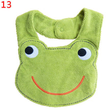 5 kinds kids baby bibs animals cotton saliva towel waterproof infant lunch bib J4U66