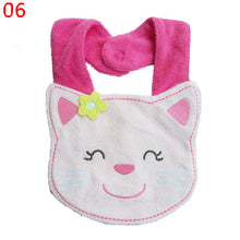 5 kinds kids baby bibs animals cotton saliva towel waterproof infant lunch bib J4U66