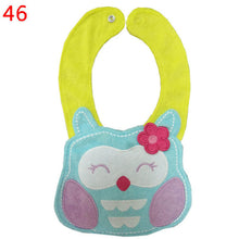5 patterns kids baby bibs animals waterproof cotton saliva towel infant lunch bib J4U66