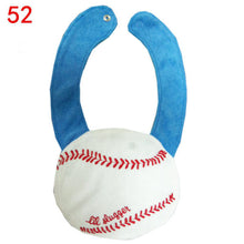 5 patterns kids baby bibs animals waterproof cotton saliva towel infant lunch bib J4U66