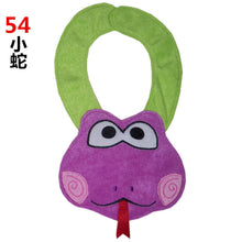 5 patterns kids baby bibs animals waterproof cotton saliva towel infant lunch bib J4U66