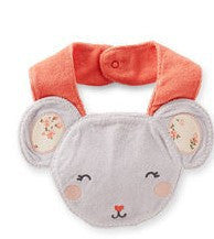 5 patterns kids baby bibs animals waterproof cotton saliva towel infant lunch bib J4U66