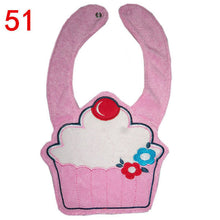 5 patterns kids baby bibs animals waterproof cotton saliva towel infant lunch bib J4U66