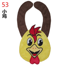 56 Patterns Kids Baby Bibs Animals Waterproof Cotton Saliva Towel Infant Lunch Bib J4U66
